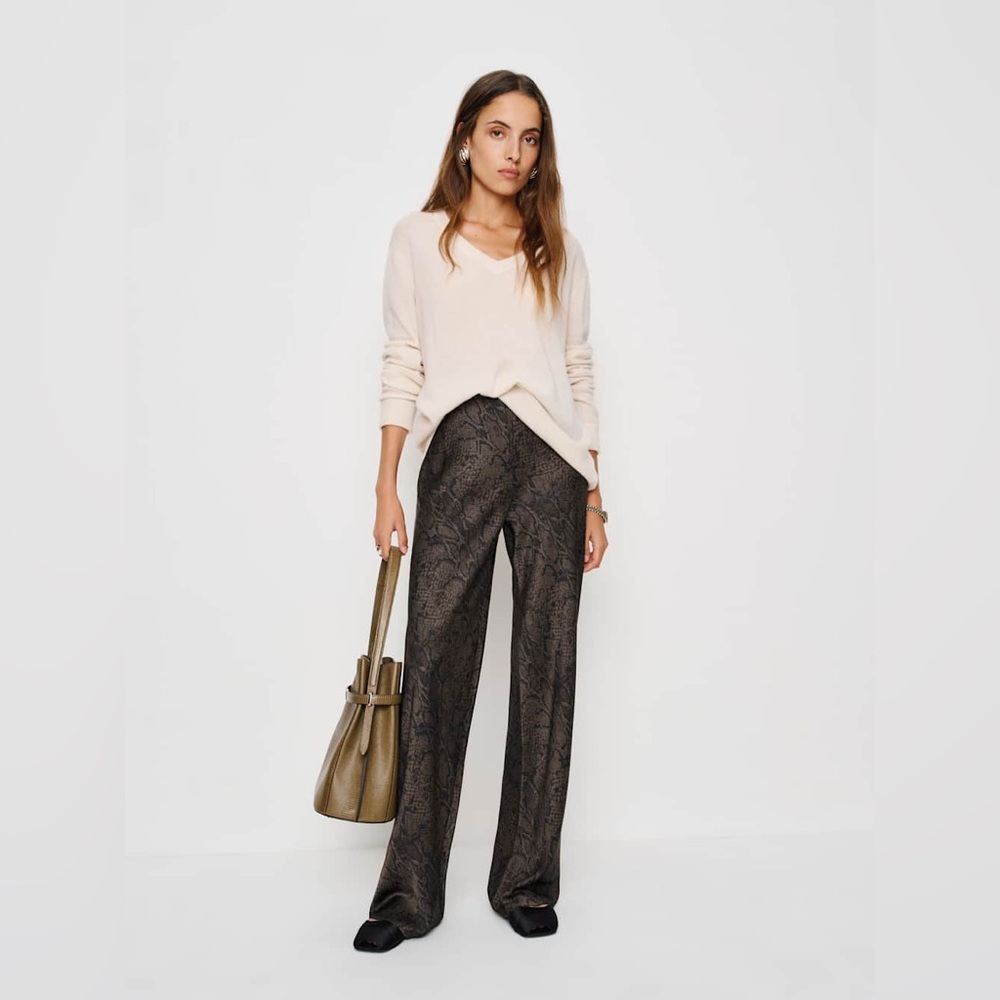 reformation gale mid rise pants in venom - size XSP